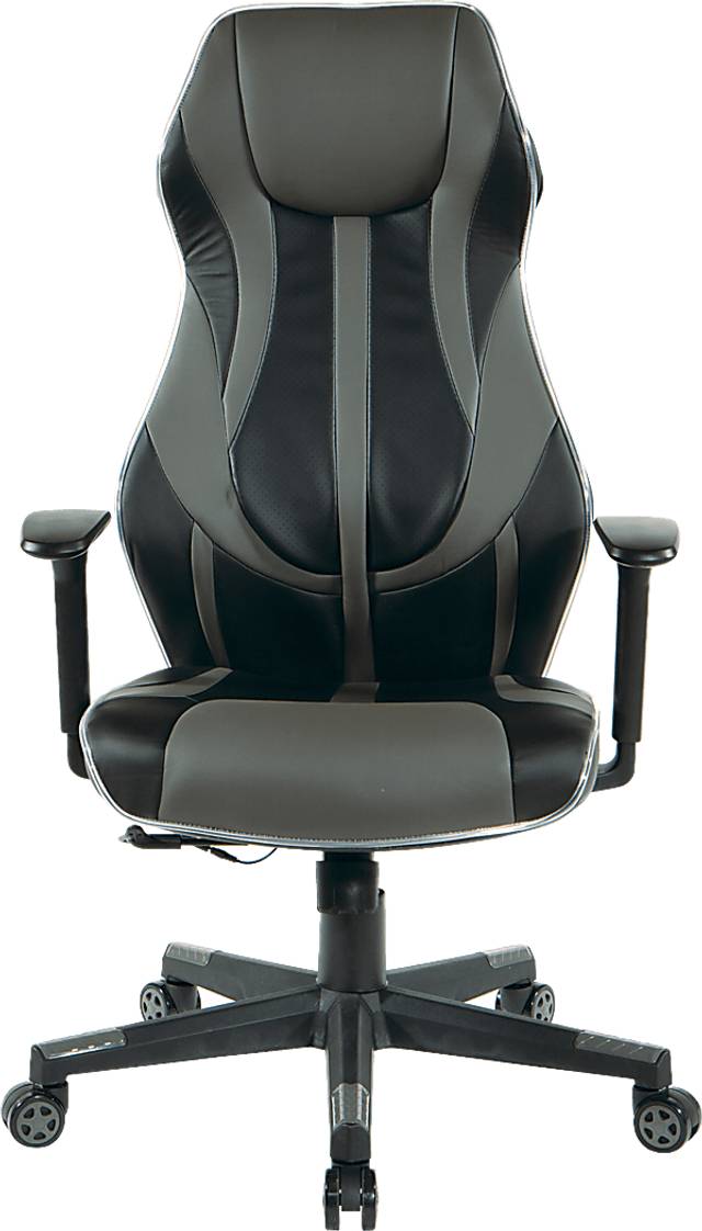 Kids Aeryn Black/Gray LED Gaming Chair - Thumbnail - Image 7