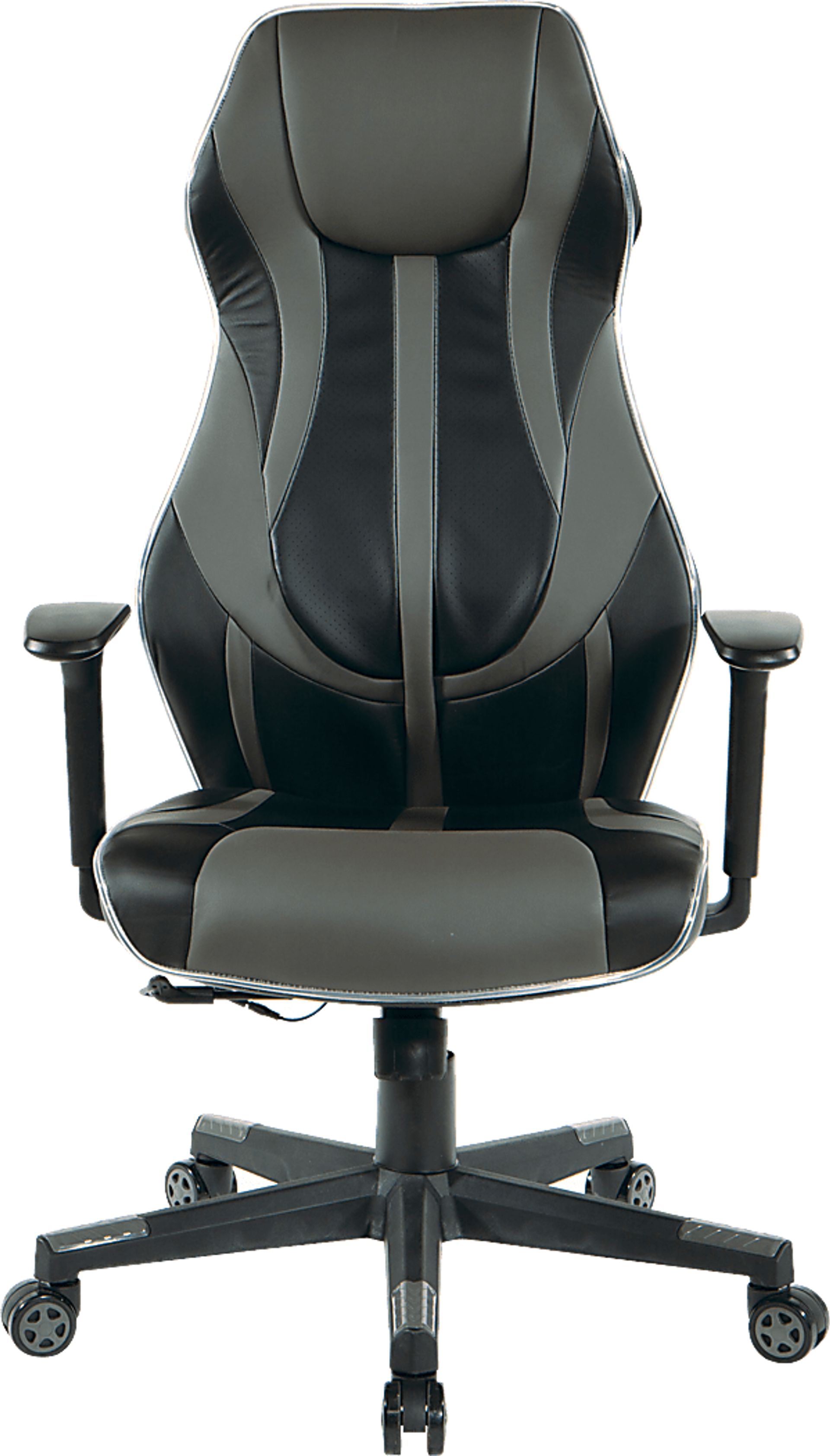 Kids Aeryn Black/Gray LED Gaming Chair - Image 7