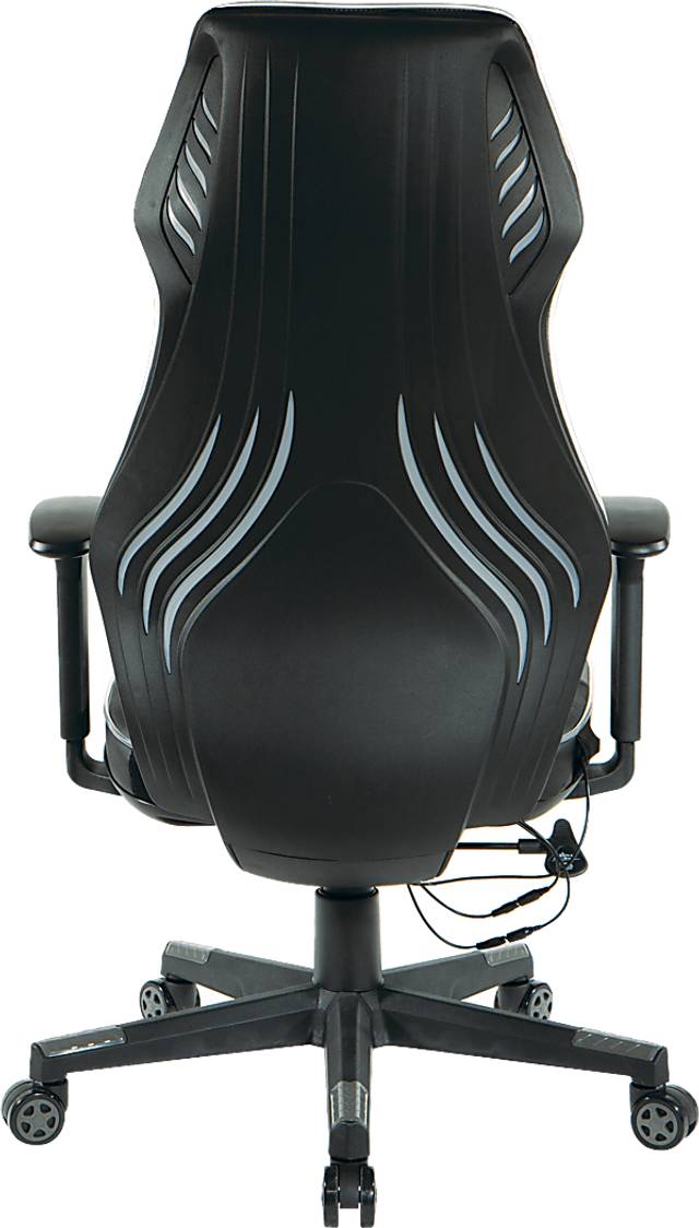 Kids Aeryn Black/Gray LED Gaming Chair - Thumbnail - Image 9