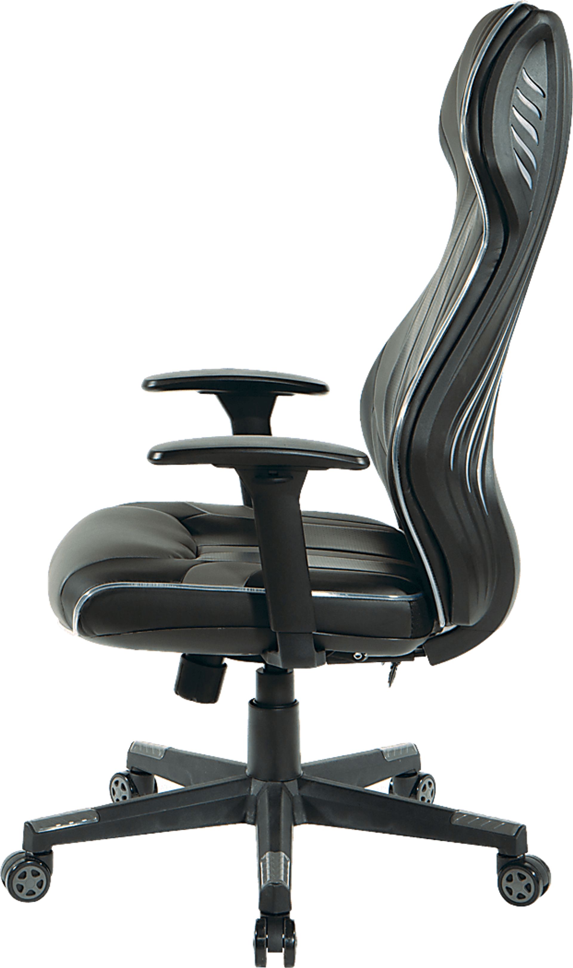 Kids Aeryn Black/Gray LED Gaming Chair - Image 10
