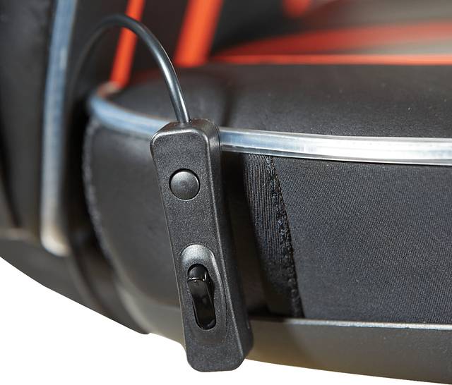 Kids Aeryn Black/Red LED Gaming Chair - Thumbnail - Image 2