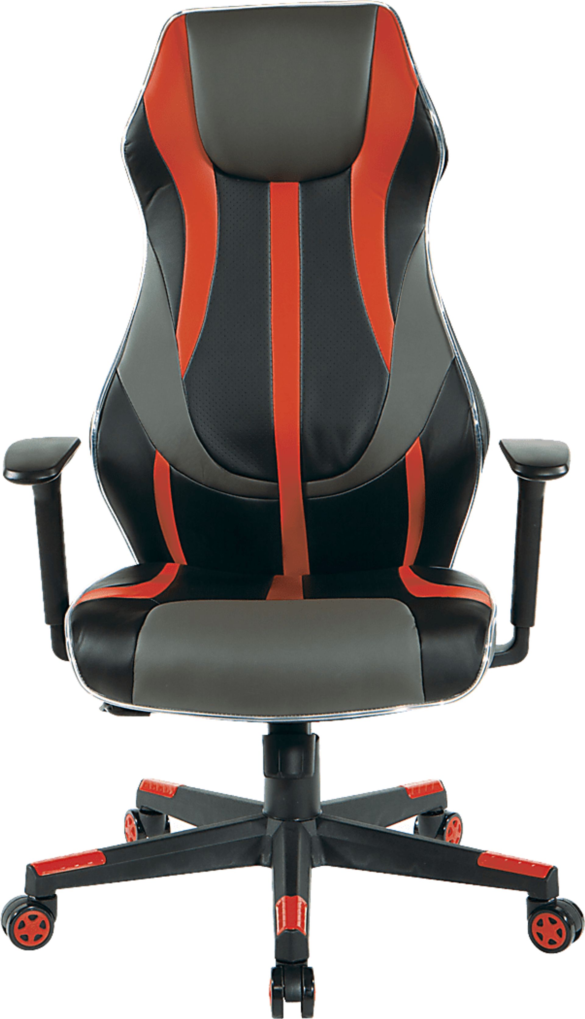 Kids Aeryn Black/Red LED Gaming Chair - Image 7