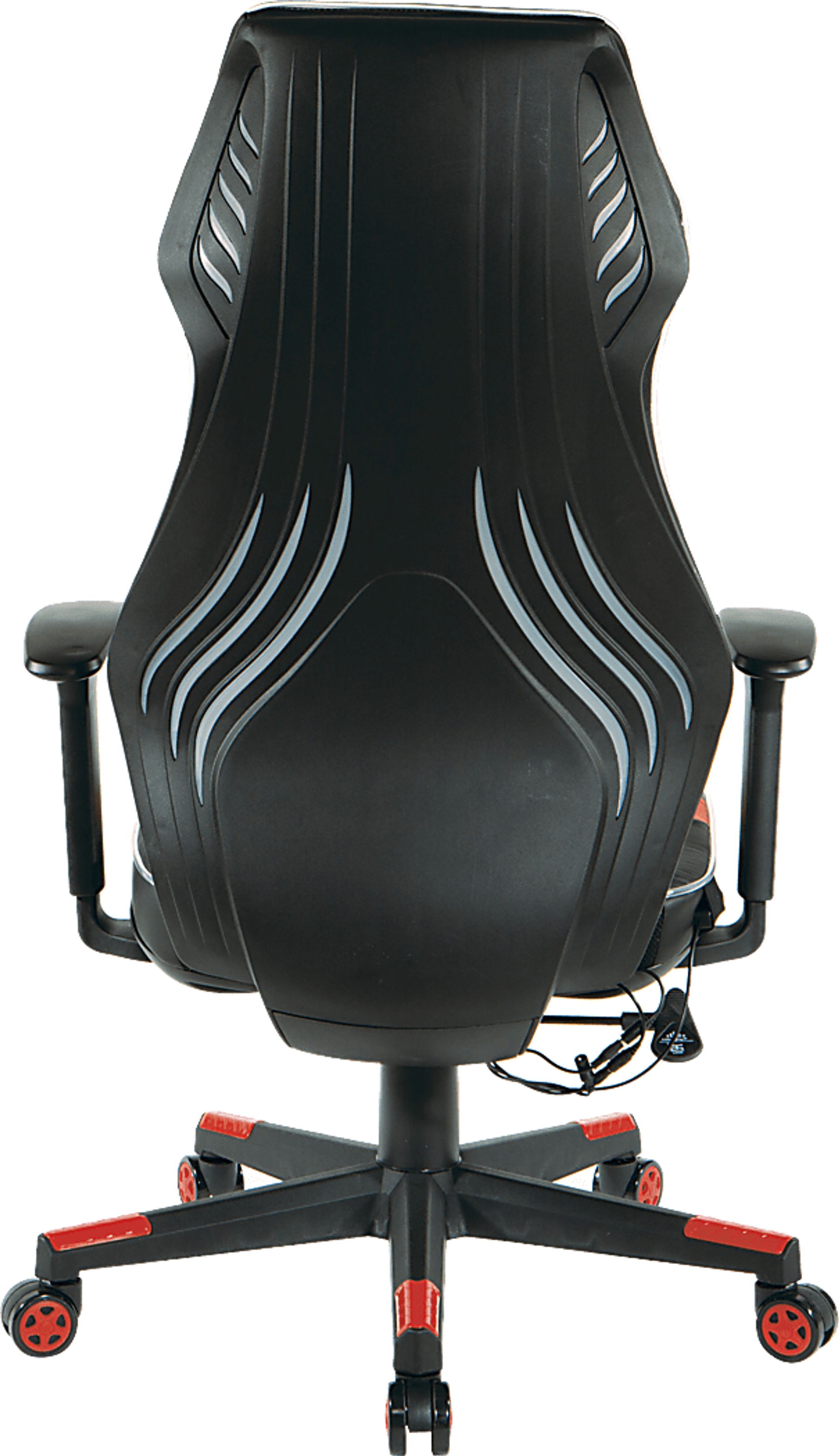 Kids Aeryn Black/Red LED Gaming Chair - Image 9