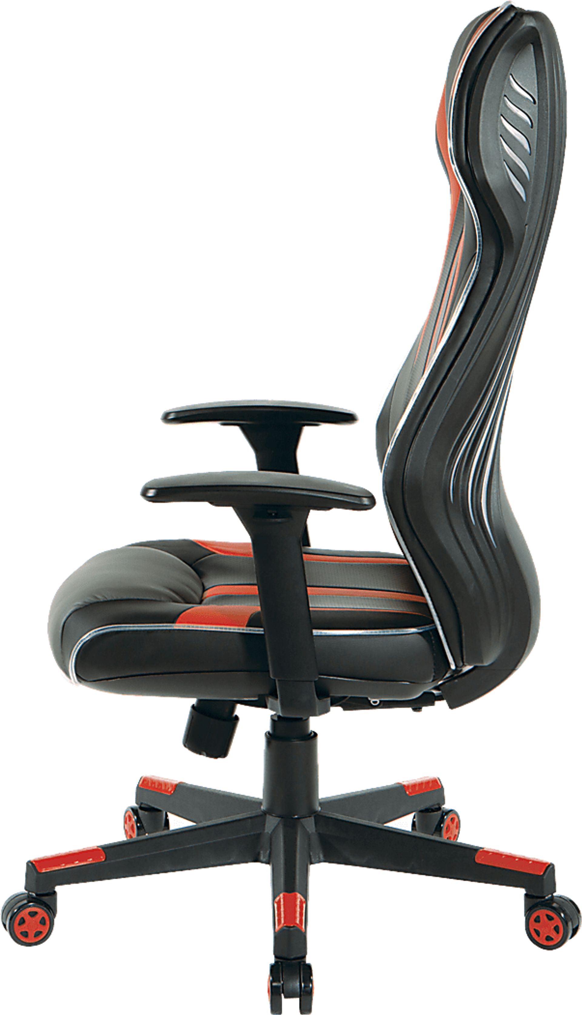 Kids Aeryn Black/Red LED Gaming Chair - Image 10