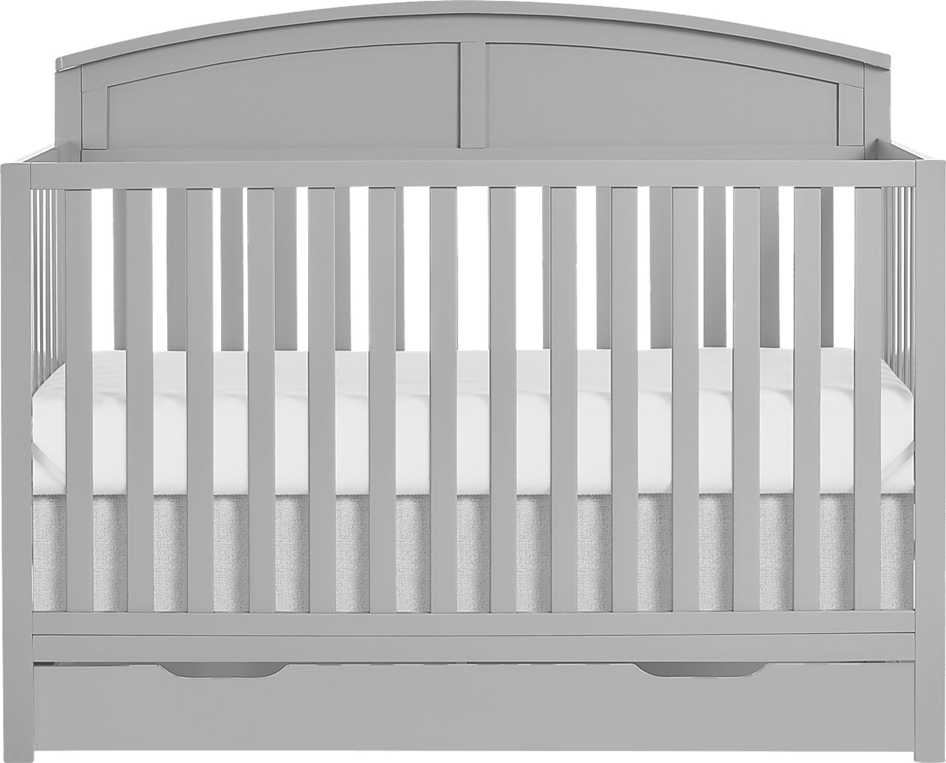 Kids Aezine Gray Convertible Crib - Image 1