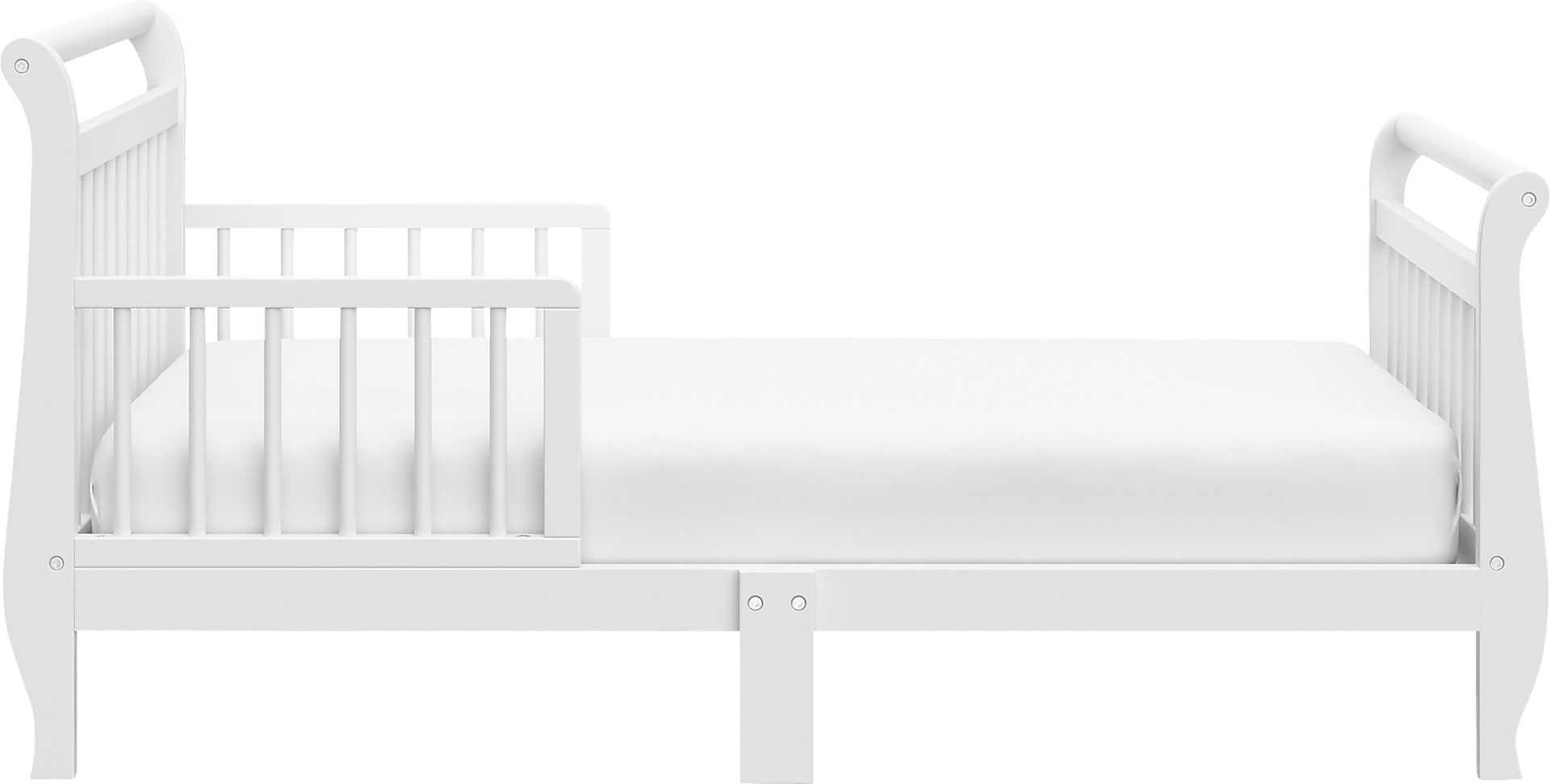 Kids Agoasi White Toddler Bed - Image 3