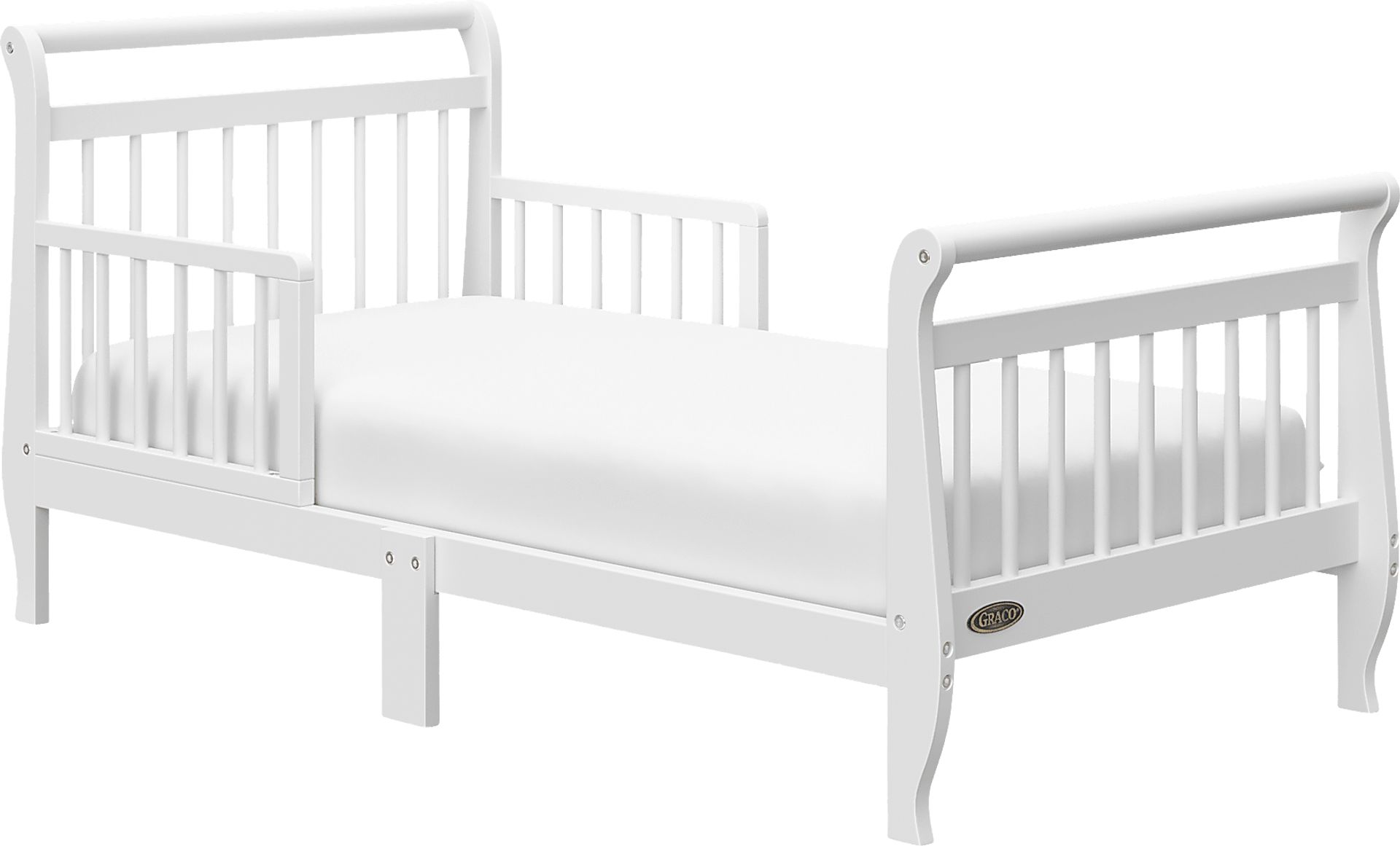 Kids Agoasi White Toddler Bed - Image 1