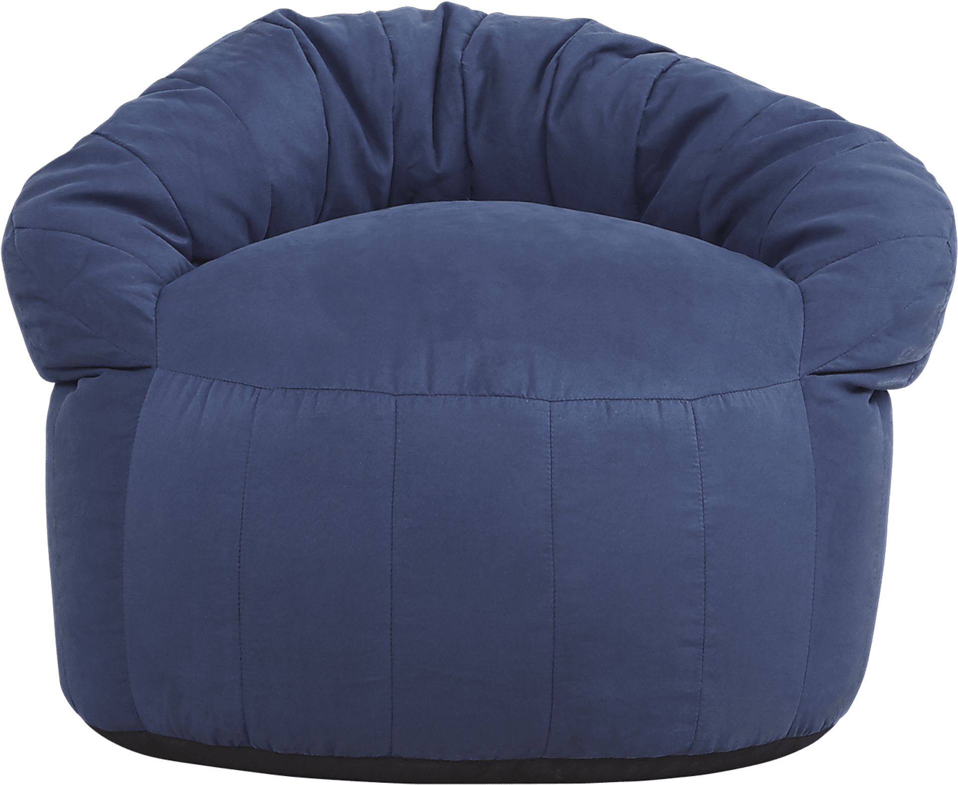 Kids Aidyn Navy Bean Bag Chair - Image 2