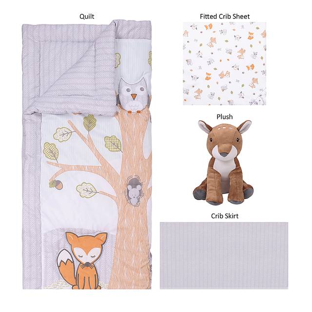Kids Ainhoa Natural 4 Pc Baby Bedding Set - Thumbnail - Image 3