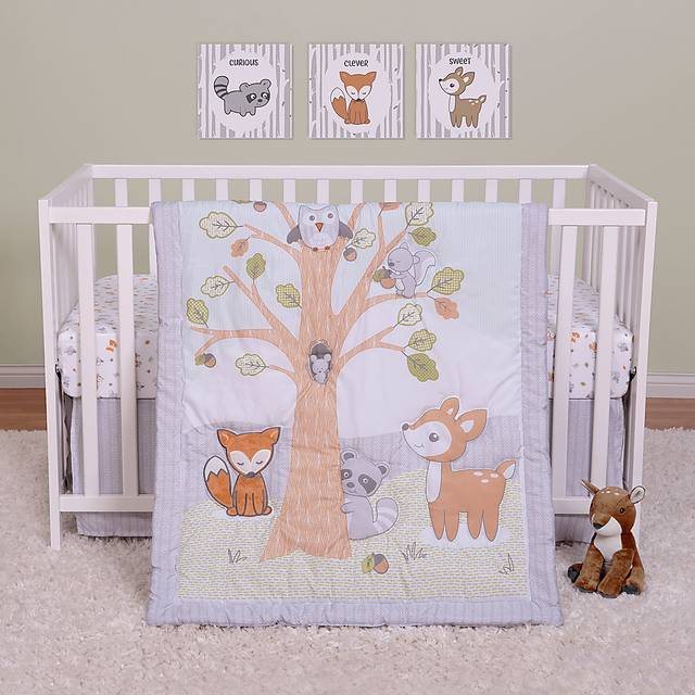 Kids Ainhoa Natural 4 Pc Baby Bedding Set - Thumbnail - Image 1