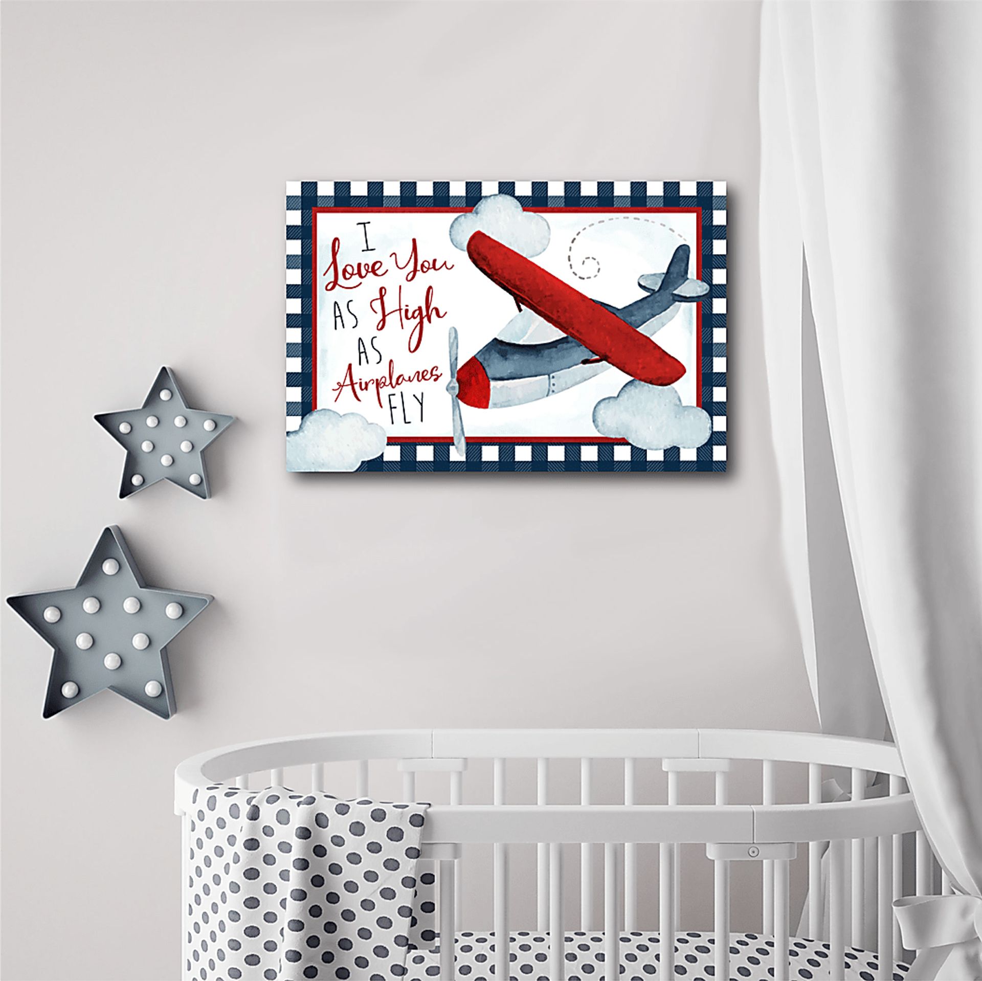 Kids Airplane Adventures I White Artwork - Image 2
