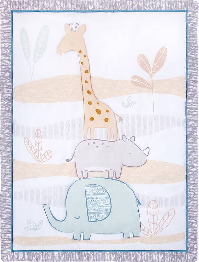 Kids Aleix Gray 4 Pc Baby Bedding Set - Thumbnail - Image 4