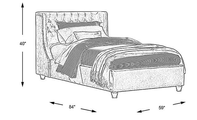 Dimension Image. Please refer to the Dimension Tab on this page for dimension details.