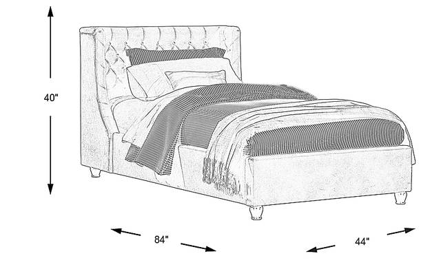 Dimension Image. Please refer to the Dimension Tab on this page for dimension details.