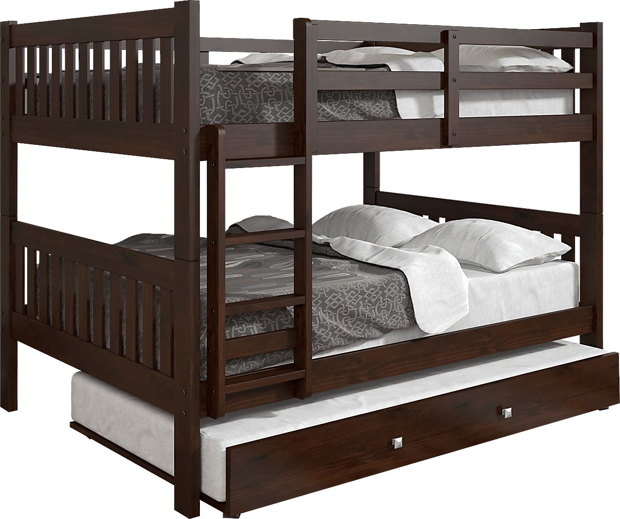 Kids Aleyna II Full/Full Bunk Bed with Trundle - Thumbnail 2