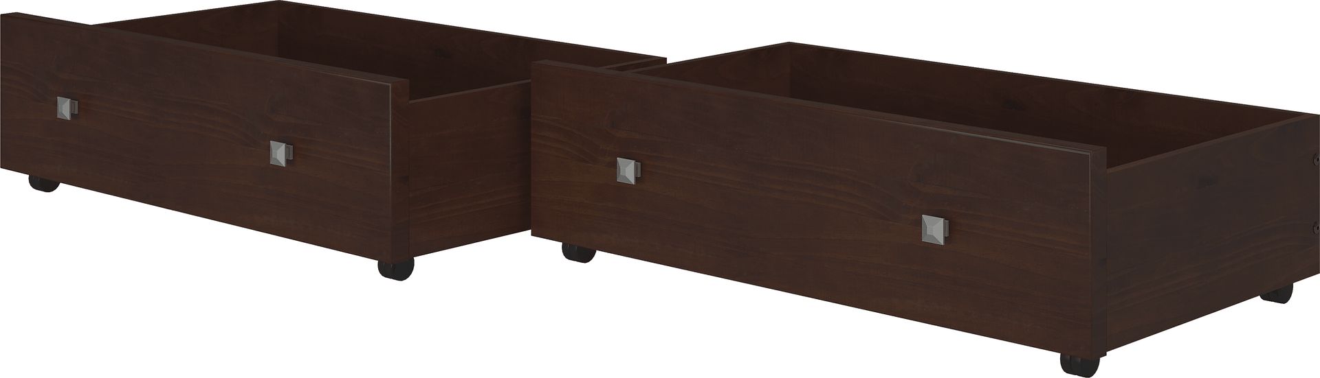 Kids Aleyna III Dark Brown Full/Full Bunk Bed with Drawers - Image 5