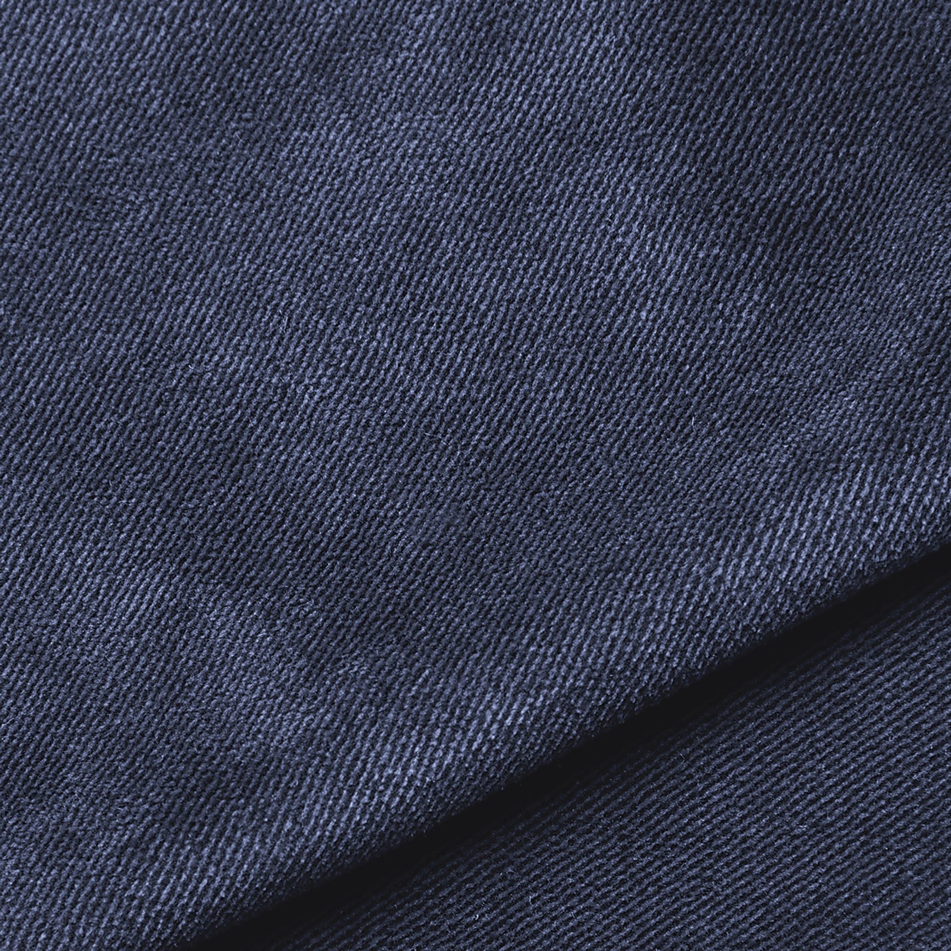 Alfy Blue Convertible Sofa and Ottomans - Image 8