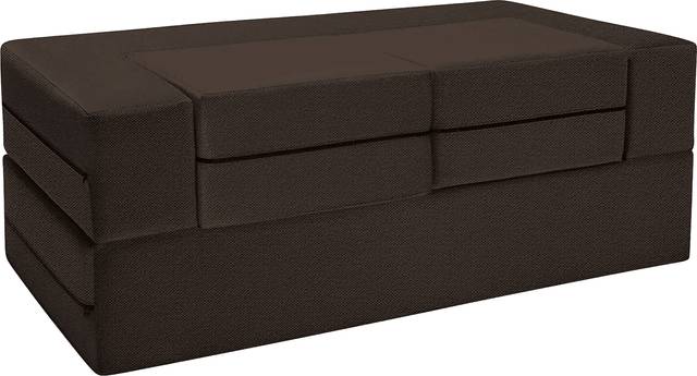 Alfy Brown Convertible Loveseat and Ottomans - Thumbnail - Image 1