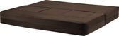 Alfy Brown Convertible Sofa and Ottoman