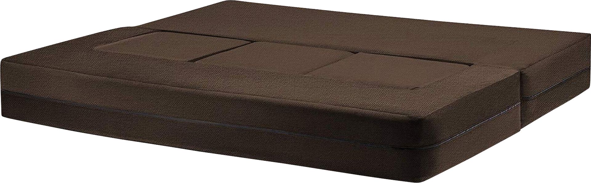 Alfy Brown Convertible Sofa and Ottoman - Image 3