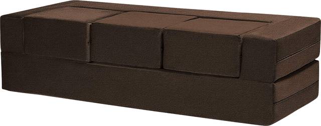 Alfy Brown Convertible Sofa and Ottoman - Thumbnail - Image 1