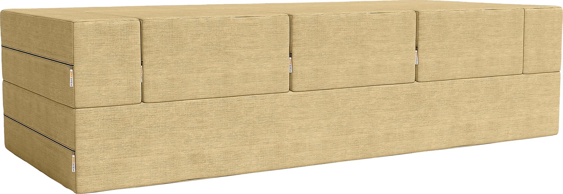 Kids Alfy Camel Sofa & Ottomans, Set of 4 - Image 5