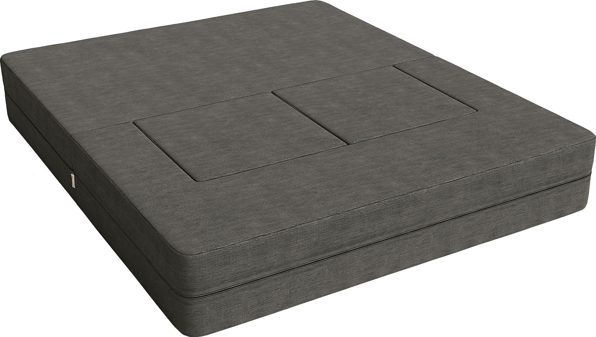 Kids Alfy Charcoal Loveseat and Ottomans, Set of 3 - Image 8