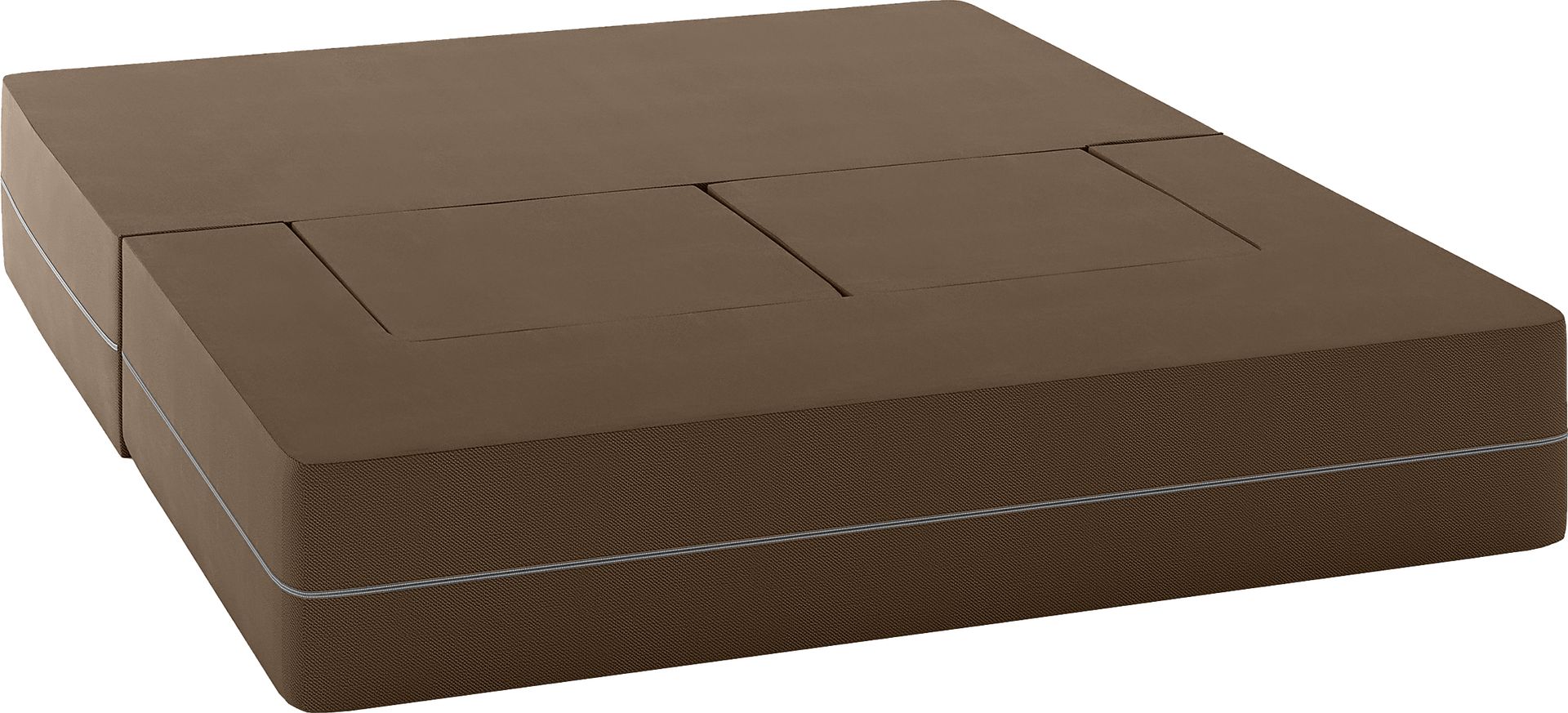 Kids Alfy Dark Brown Loveseat & Ottomans Set - Image 4