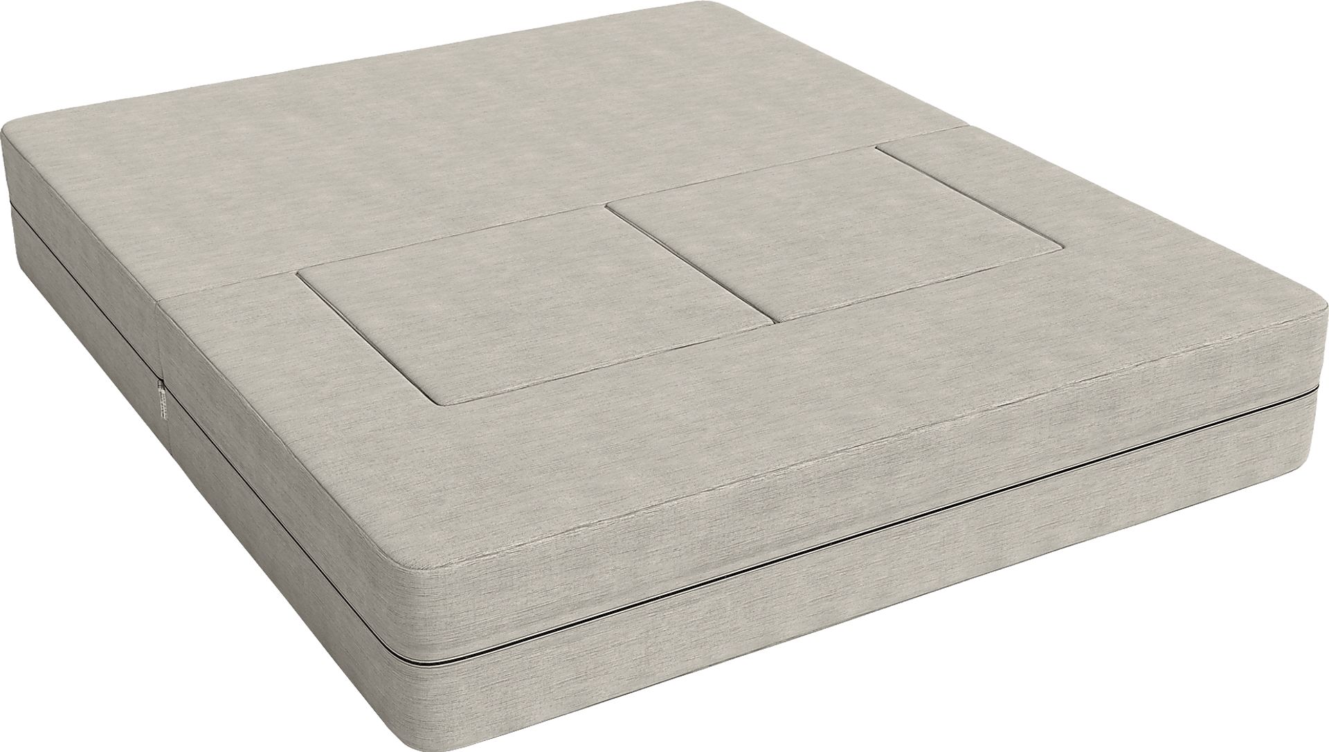 Kids Alfy Dove Gray Loveseat & Ottomans, Set of 3 - Image 8