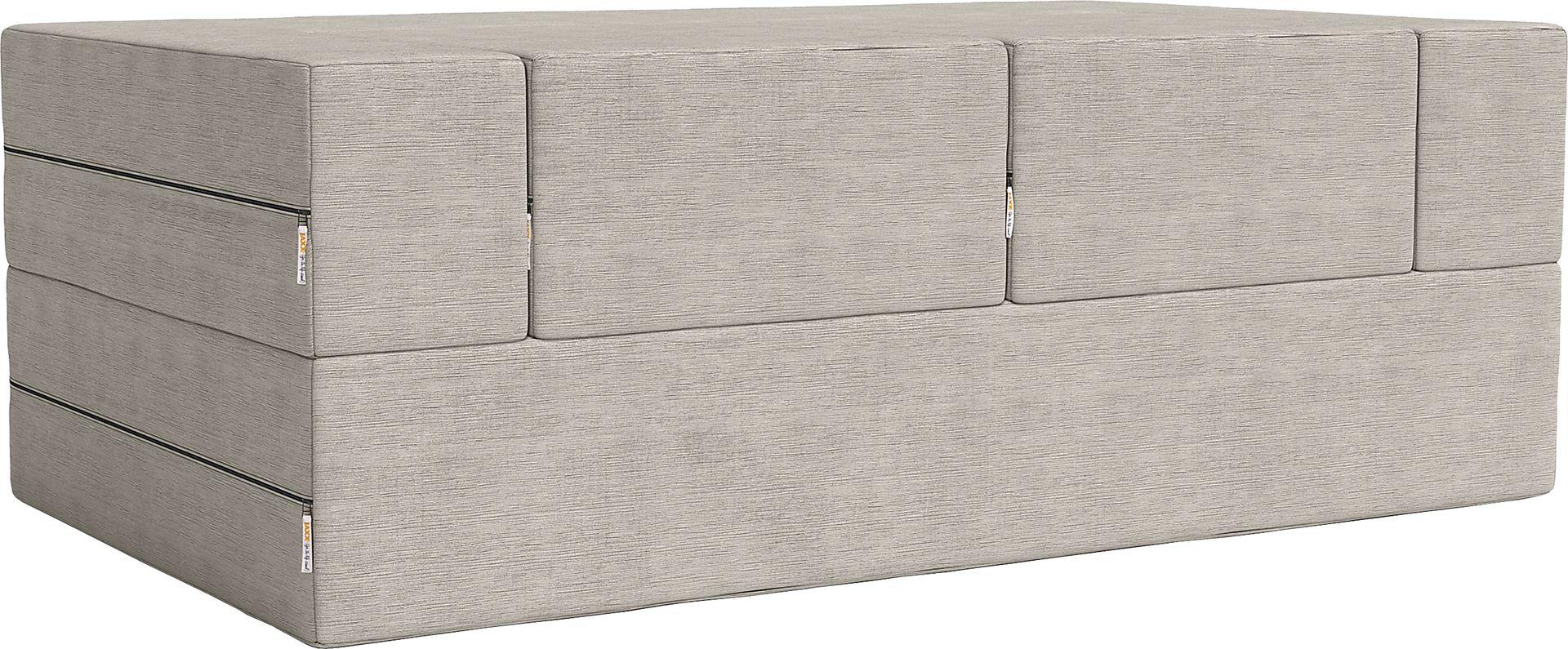 Kids Alfy Dove Gray Loveseat & Ottomans, Set of 3 - Image 9