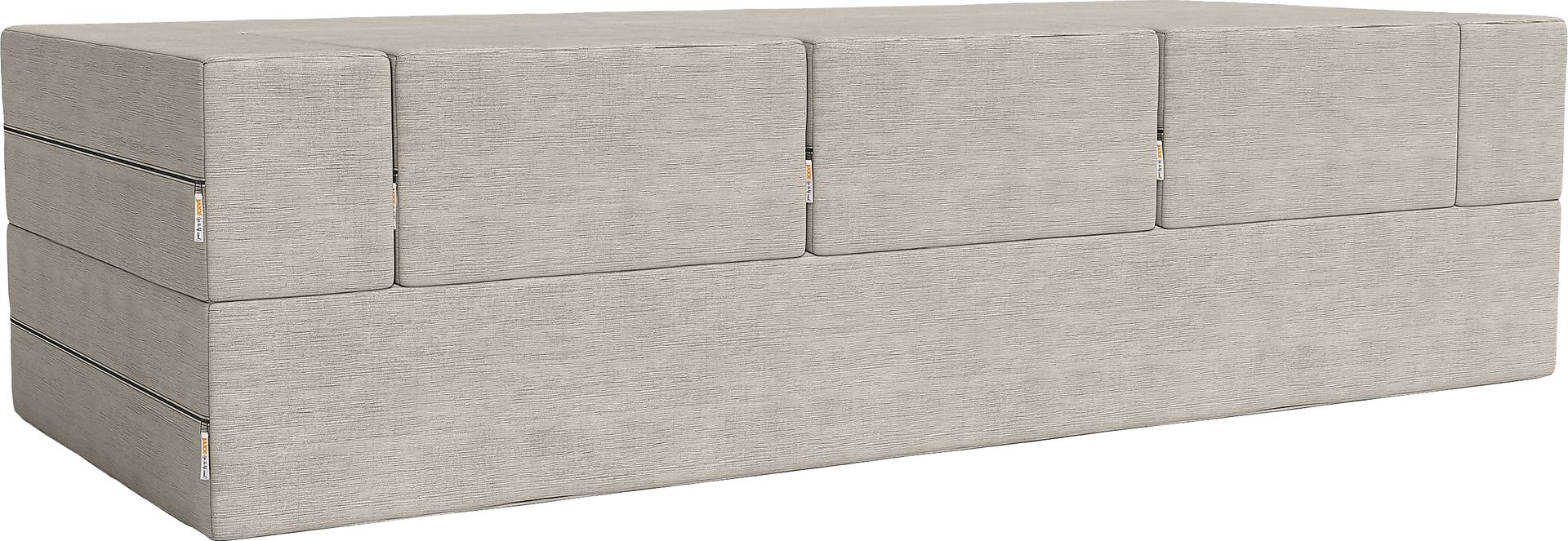 Kids Alfy Dove Gray Sofa & Ottomans, Set of 4 - Image 5