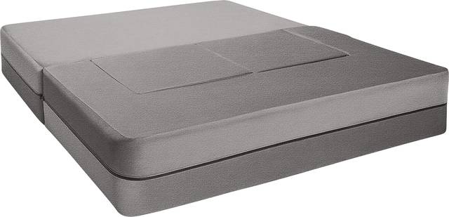 Alfy Gray Convertible Loveseat and Ottoman - Thumbnail - Image 3