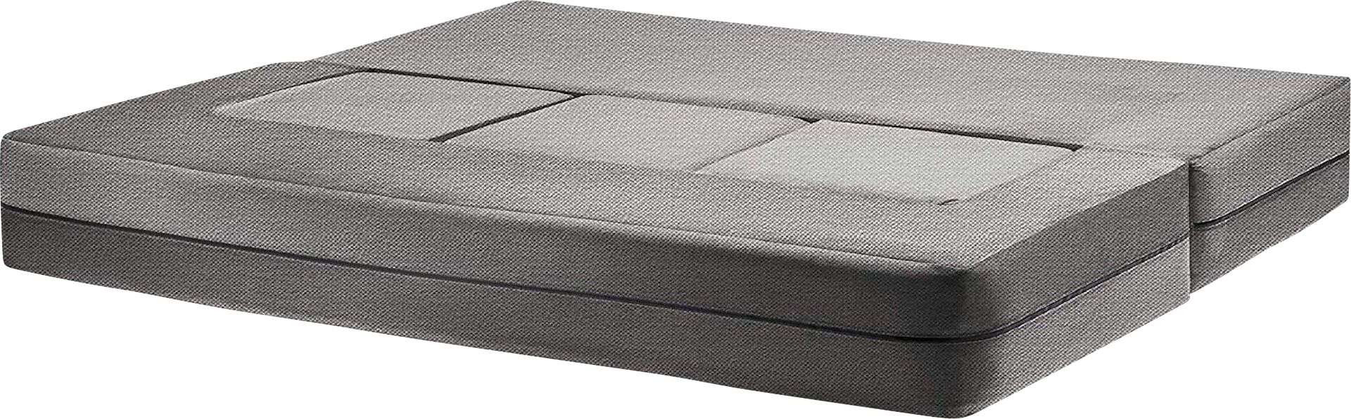 Alfy Gray Convertible Sofa and Ottoman - Image 3