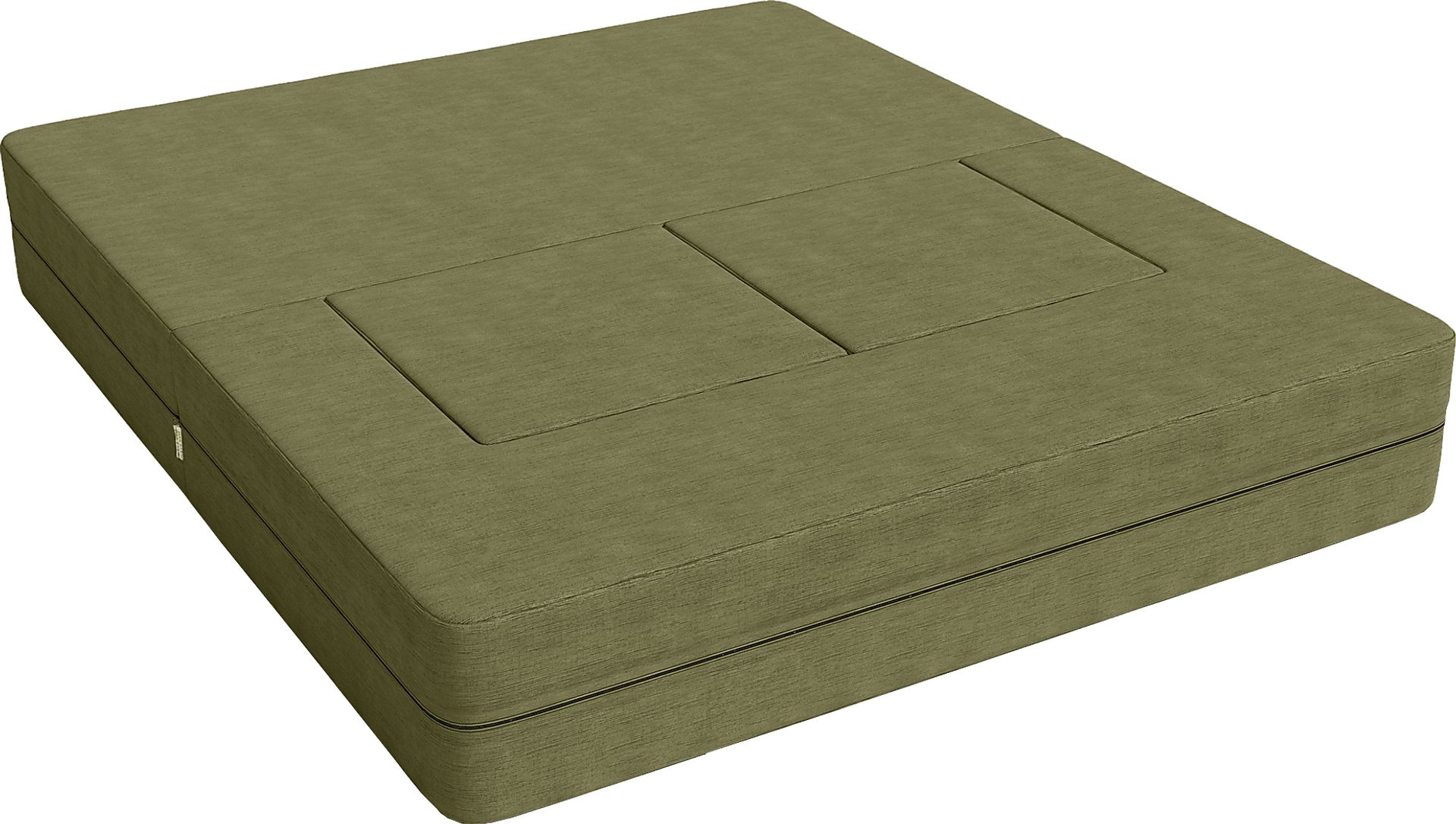 Kids Alfy Green Loveseat & Ottomans, Set of 3 - Image 8