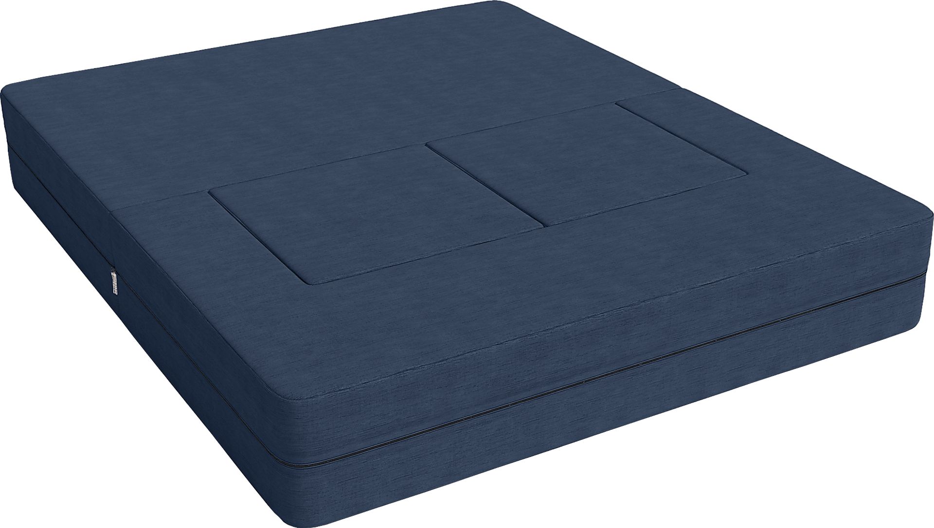 Kids Alfy Indigo Loveseat & Ottomans, Set of 3 - Image 8