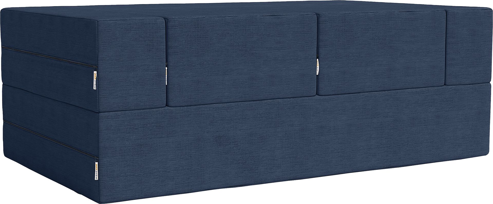 Kids Alfy Indigo Loveseat & Ottomans, Set of 3 - Image 9