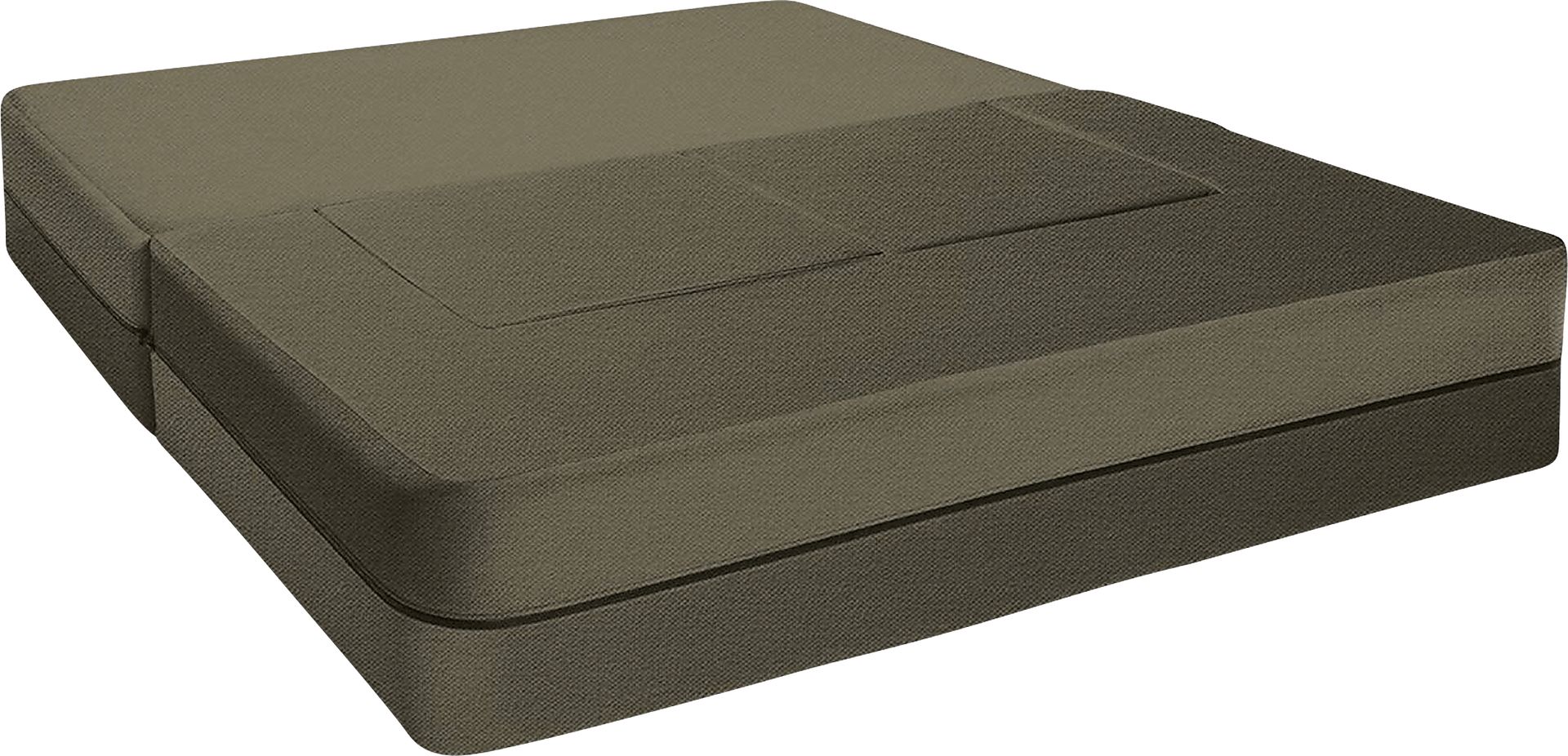 Alfy Moss Convertible Loveseat and Ottoman - Image 3