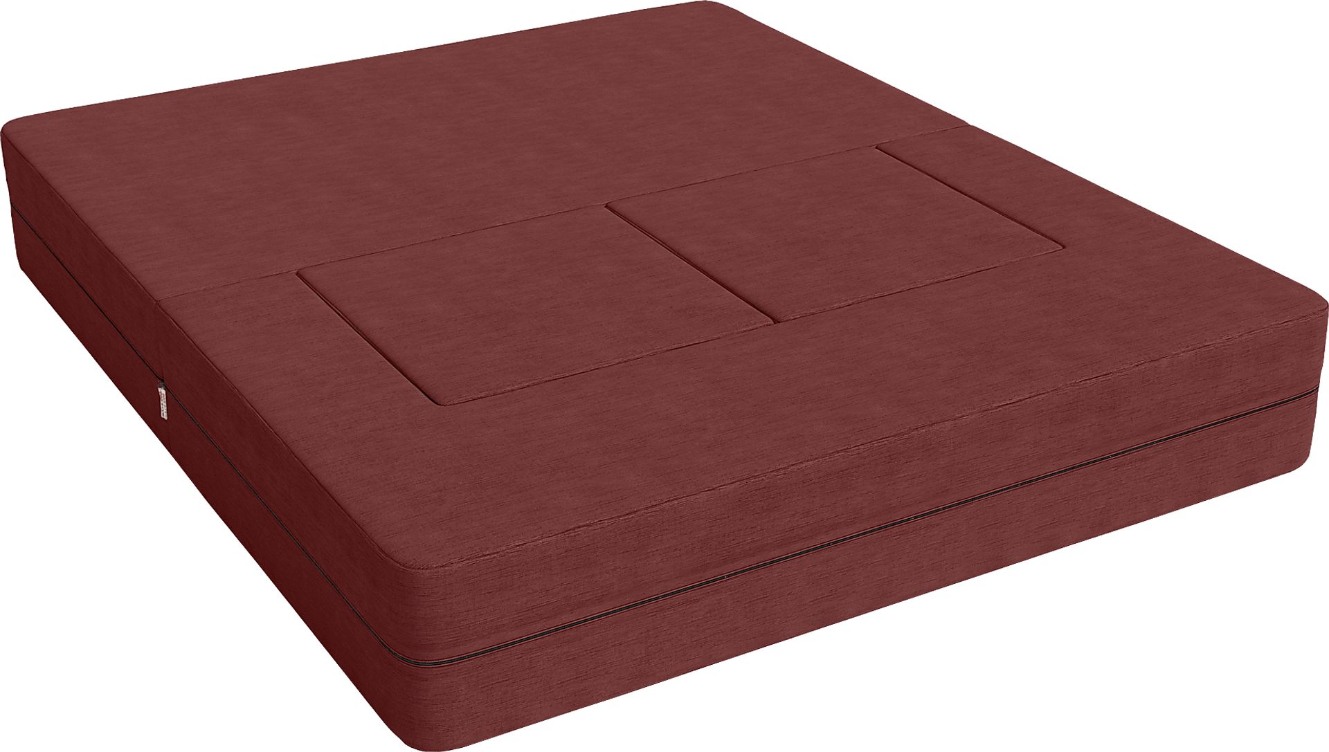 Kids Alfy Red Loveseat & Ottomans, Set of 3 - Image 8