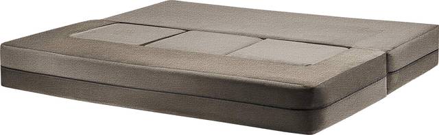 Alfy Tan Convertible Sofa and Ottoman - Thumbnail - Image 3
