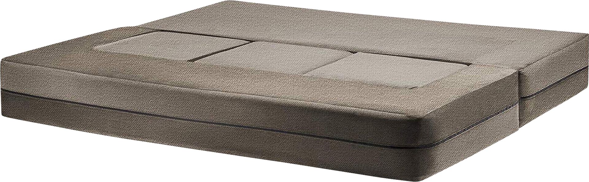 Alfy Tan Convertible Sofa and Ottoman - Image 3