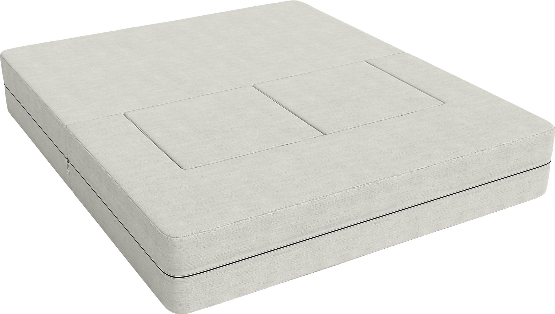 Kids Alfy White Loveseat & Ottomans, Set of 3 - Image 8