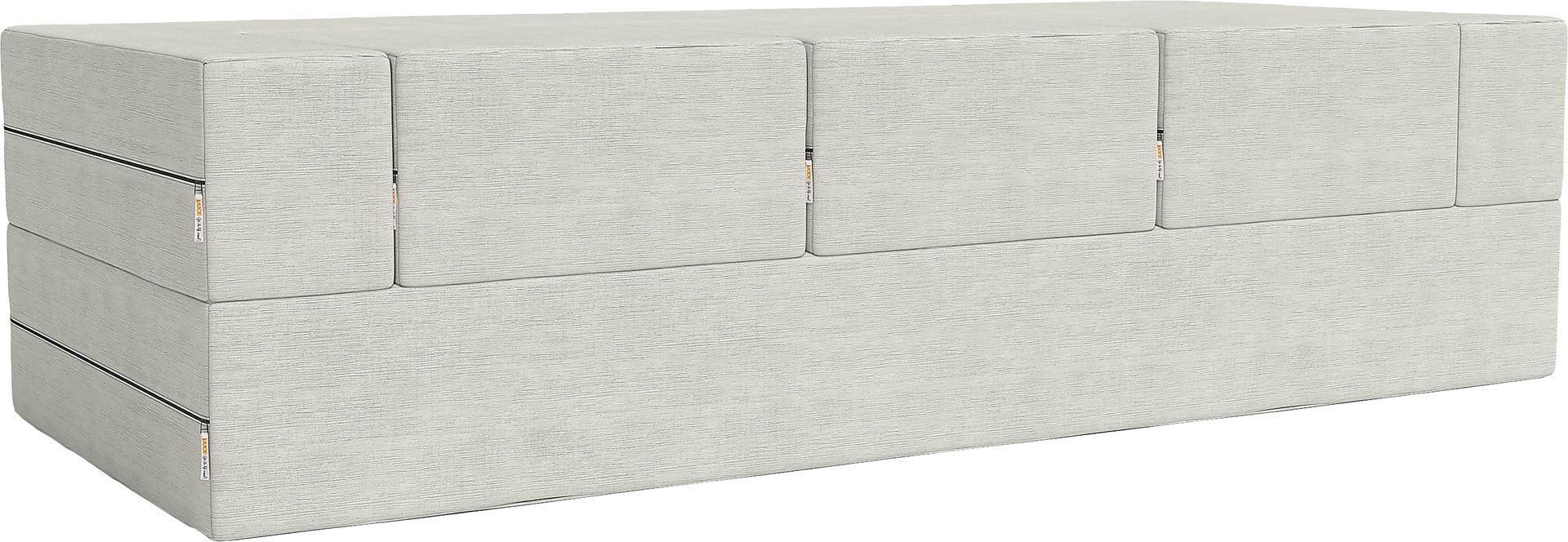 Kids Alfy White Sofa & Ottomans, Set of 4 - Image 5