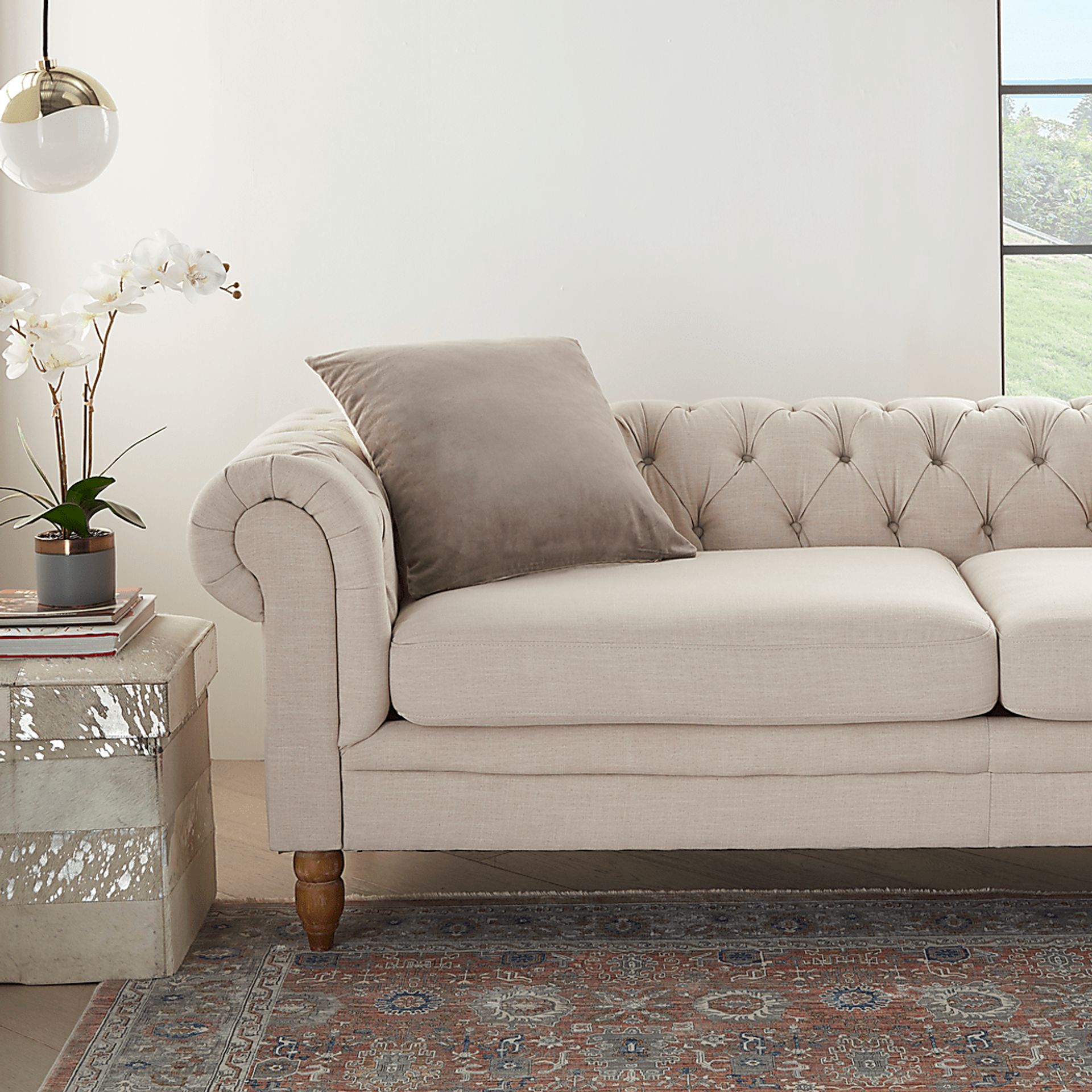 Kids Alinta II Beige Accent Pillow - Image 3