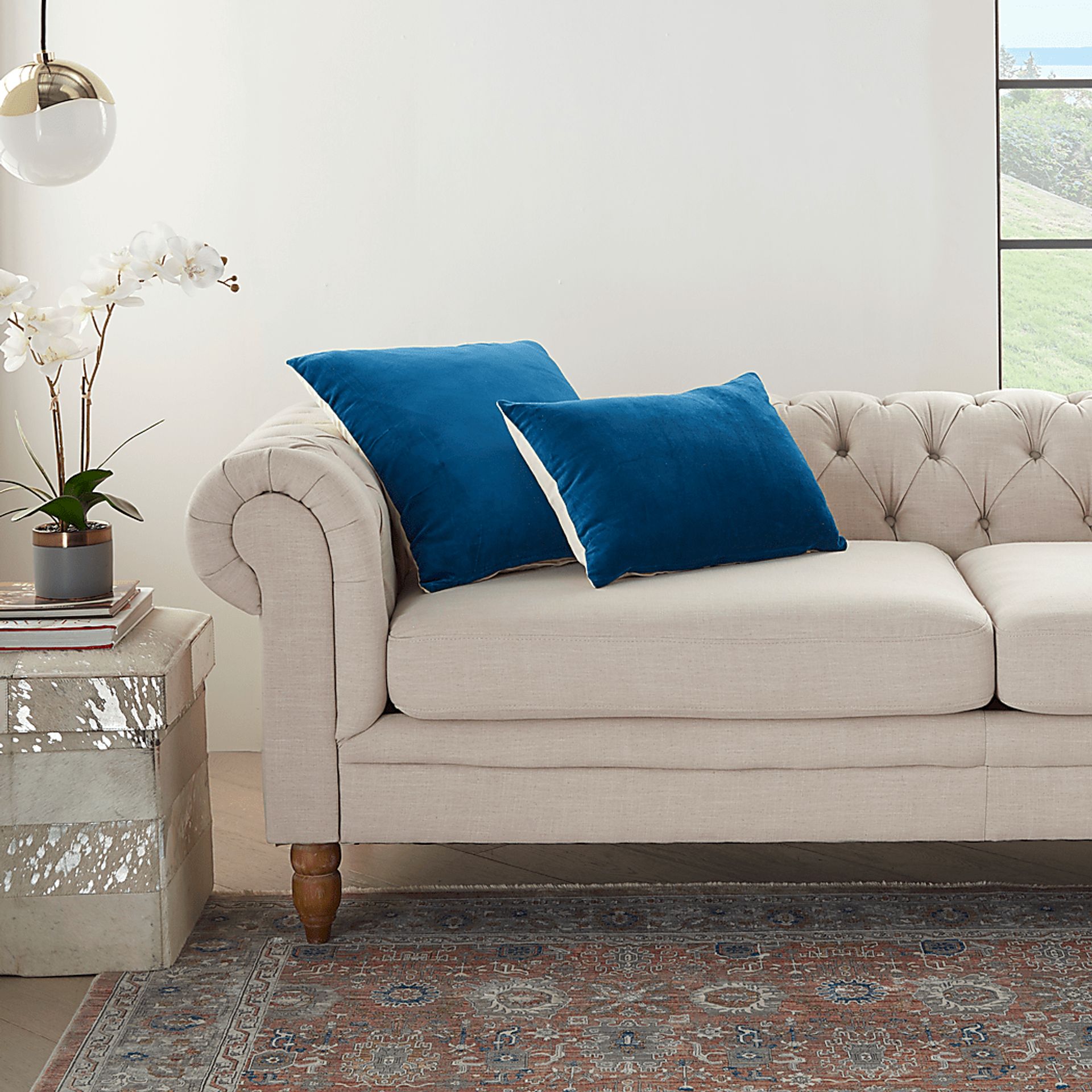 Kids Alinta II Navy Throw Pillow - Image 5