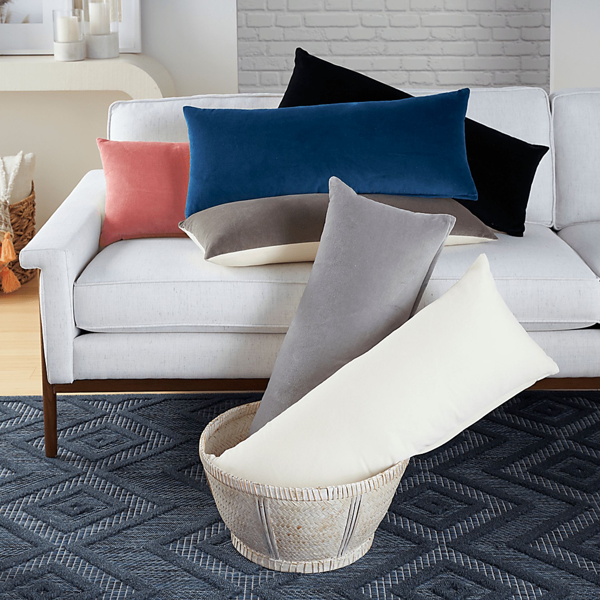 Kids Alinta III Navy Throw Pillow - Image 4