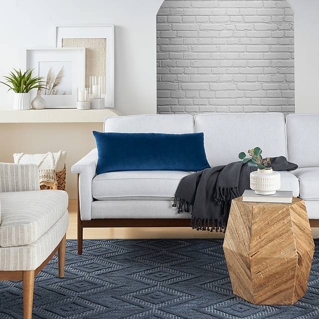 Kids Alinta III Navy Throw Pillow - Thumbnail - Image 5