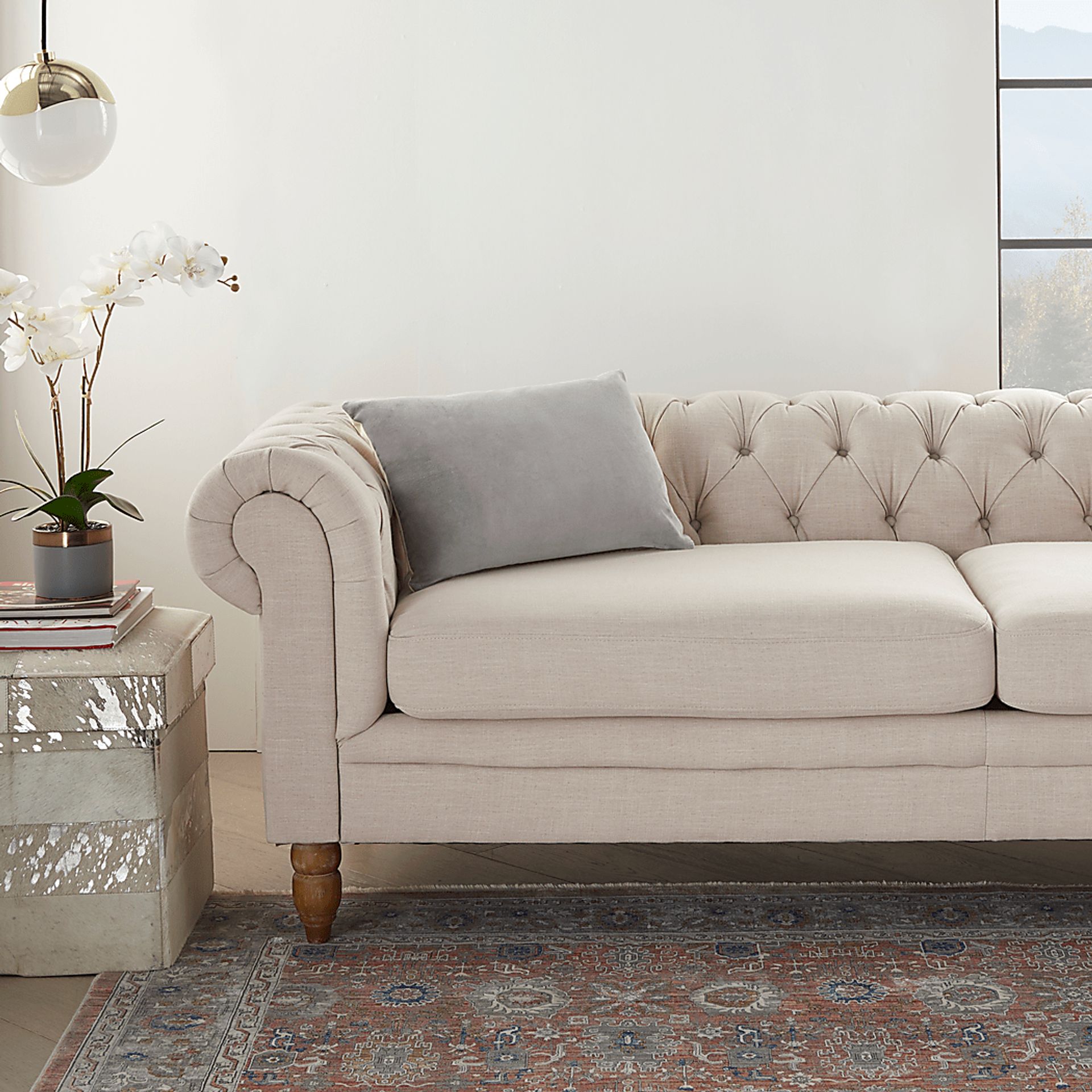 Kids Alinta IV Gray Throw Pillow - Image 4