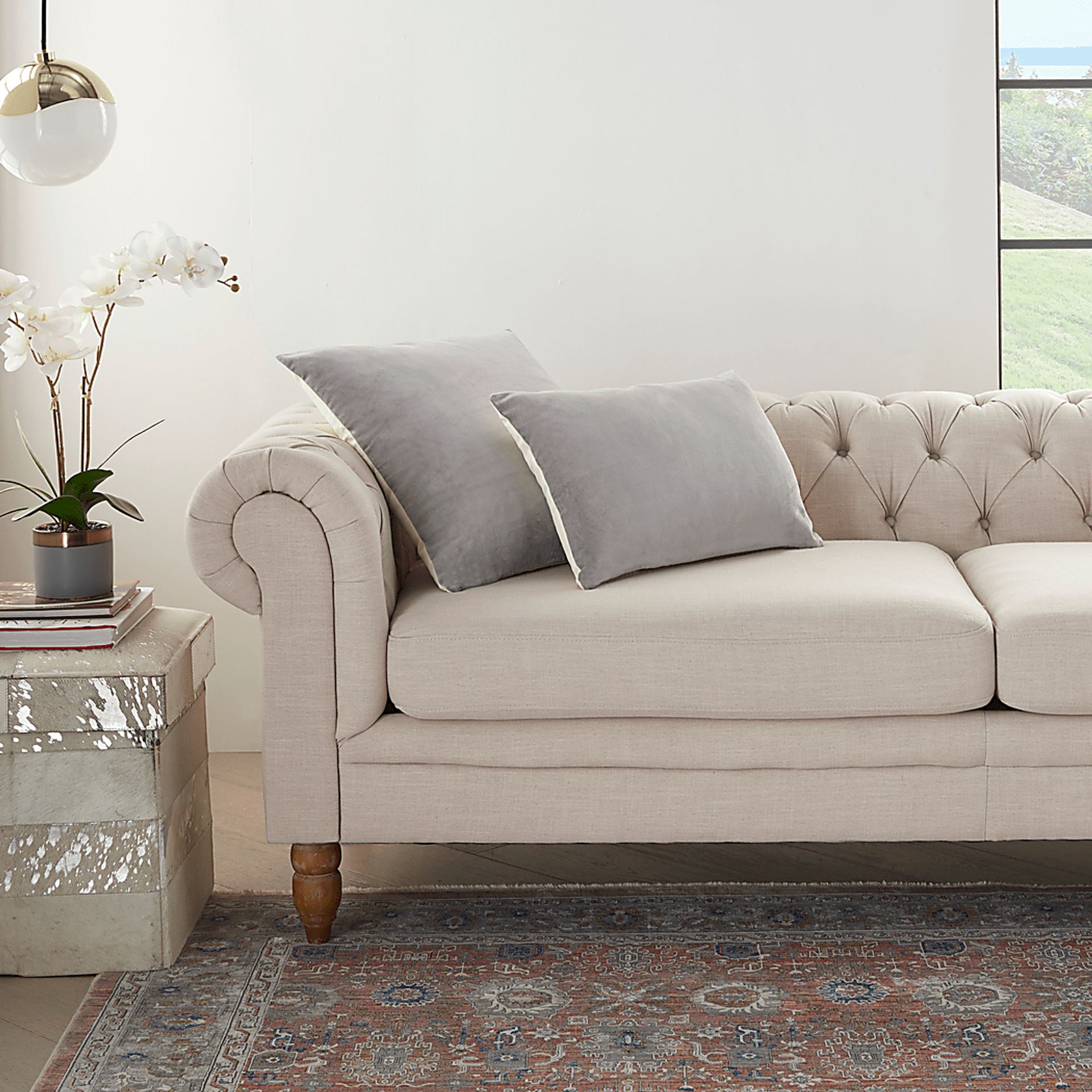 Kids Alinta IV Gray Throw Pillow - Image 5