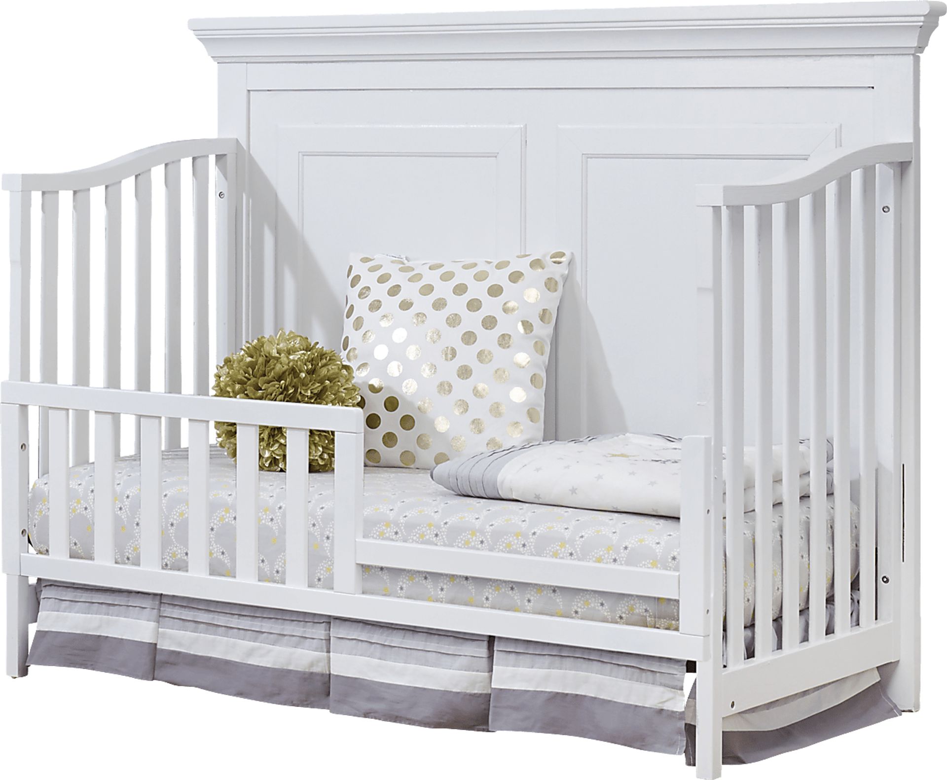 Kids Alriga White Convertible Crib - Image 3