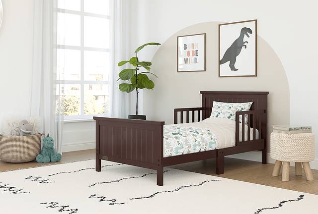 Kids Alteello Espresso Toddler Bed - Thumbnail - Image 2